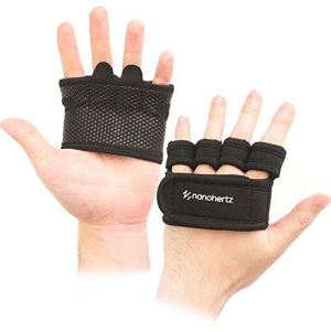 NANOHERTZ Workout Weight Lifting Exercise Fitness Gloves Gym