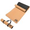 Cork Yoga Mat for Women and Men - Non Slip Hot Sustainable