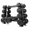 XPRT Fitness Rubber Dumbbell Stand – Dumbbell Storage Rack