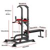 Power Tower Dip Station Pull Up Bar for Rack Exercise Equipment