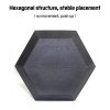 Dumbbell, Hex Rubber Dumbbell,Anti-Rolling Dumbbells