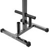 YAHEETECH 2in Weight Plate Rack Tree, 2 Barbell Bar Holders