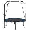 SONGMICS 40 Inches Mini Fitness Trampoline, Handrail