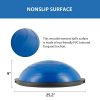 ZELUS 25in. Balance Ball | 1500lb Inflatable Half Exercise Ball