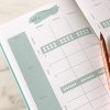 Workout Planner Journal and Food Journal for Organizing