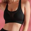 Women Sport Bra Back Pocket Running Yoga Bras Padded