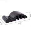 Pilates spine supporter black foam rifle barrel body Pilates arc balance