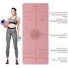 Gruper Yoga Mat Non Slip,TPE 6MM 8MM Thick Exercise Mat