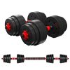 Vlemua US in Stock, Adjustable Dumbbells,88 Lbs Weight Set