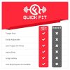 Quick Fit Jump Rope Set of 2 Weighted & Non-Weighted Skipping Cords