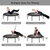 GARTIO 50" Exercise Trampoline Rebounder, Portable & Foldable Silent