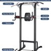 MaxKare Power Tower Pull Up Bar Dip Station Strength Training