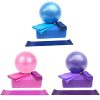 VISCO Yoga Mat Non-Slip Extral Thick Exercise Ball 65cm Yoga Ball
