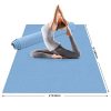 Odoland Large Yoga Mat 72'' x 48'' (6'x4') x6mm for Pilates Stretching