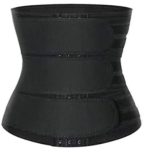 Waist Trainer Corset for Women Weight Loss with 3 Hot Trimmer Belts