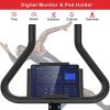 Home Gym Experience: Exercise Bike with Silent Belt Drive and Digital Monitor 🚴‍♀️💪
