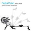 MaxKare Rowing Machine Air Rower Dual Belt Dynamic Air Resistance