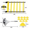 Begonia.K Sports Speed Agility Training Set, Includes 1 Running Parachute