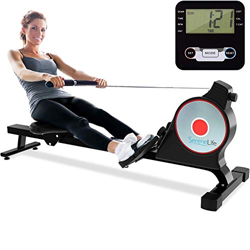Fitness Tracking Magnetic Rowing Machine with Bluetooth App