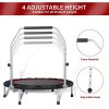 Foldable Mini Trampoline, Fitness Rebounder