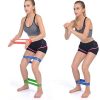 Timberbrother Resistance Loop Bands with Workout Poster