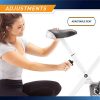 Marcy Foldable Exercise Bike with Adjustable Resistance for Cardio Workout