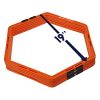 Yes4All Hexagonal Agility Rings with Carrying Bag