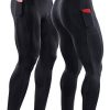 Dry Fit Compression Pants Running Tights with Pocket