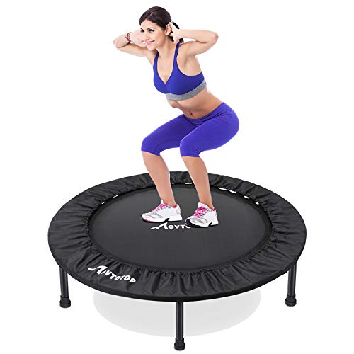 Folding Indoor Fitness Trampolines with Safety Pad