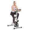 Exerpeutic Folding Magnetic Upright Exercise Bike with Pulse