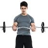 Weight Bar with 2 Buckles Carbon Steel Weighted Workout Bar