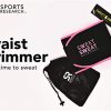 Sweet Sweat Waist Trimmer for Men & Women Black/Pink