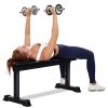 MaxKare Flat Weight Bench 600 LBS Capacity 42x18.5x19'' Workout