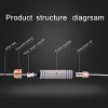 Gaoykai Weighted Jump Rope for Handle,Adjustable TPU Wire Rope