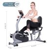 Maxkare Magnetic Recumbent Exercise Bike, Indoor Stationary