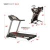 Sunny Health & Fitness Electric Folding Treadmill with LCD