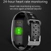 Fitness Journey with the IP68 Fitness Tracker - Blood Pressure, Heart Rate, Sleep, and Activity Monitoring Smart Watch for Women and Men