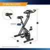 Marcy Folding Upright Exercise Bike with Magnetic Resistance