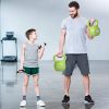 Kettlebell Weights, 15lb Vinyl Coated Cast Iron Kettlebell Workout