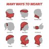 visesunny Seamless Bandana Neck Gaiter Vintage