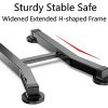 Vlemua Power Tower Dip Station Adjustable Pull Up Bar