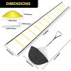 Buluri Fitness Agility Ladder & Sport Speed Training Set