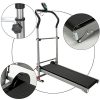 Folding Mechanical Treadmill Shock-Absorbing,with LCD Display
