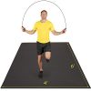 Large Exercise Non-Slip Rubber Workout Mat for Home Gym