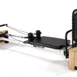 Pilates Reformer with Free-Form Cardio Rebounder Wood