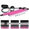 Pilates Bar Kit with Resistance Band with Foot Loop