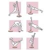 DEVEBOR Half Balance Ball Trainer with Pump Yoga Exercise Ball
