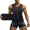 Wonderience Neoprene Sauna Suit for Men Waist Trainer Vest