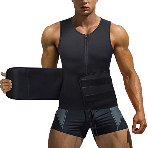 Wonderience Neoprene Sauna Suit for Men Waist Trainer Vest TOP Product ...