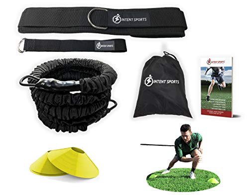 INTENT SPORTS 360° Dynamic Speed Resistance and Assistance Trainer Kit